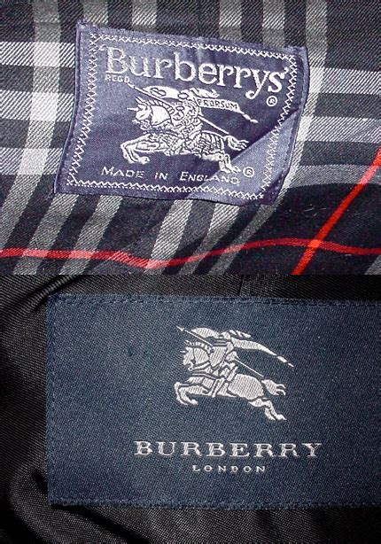 burberry made in great britain tag|authentic burberry labels.